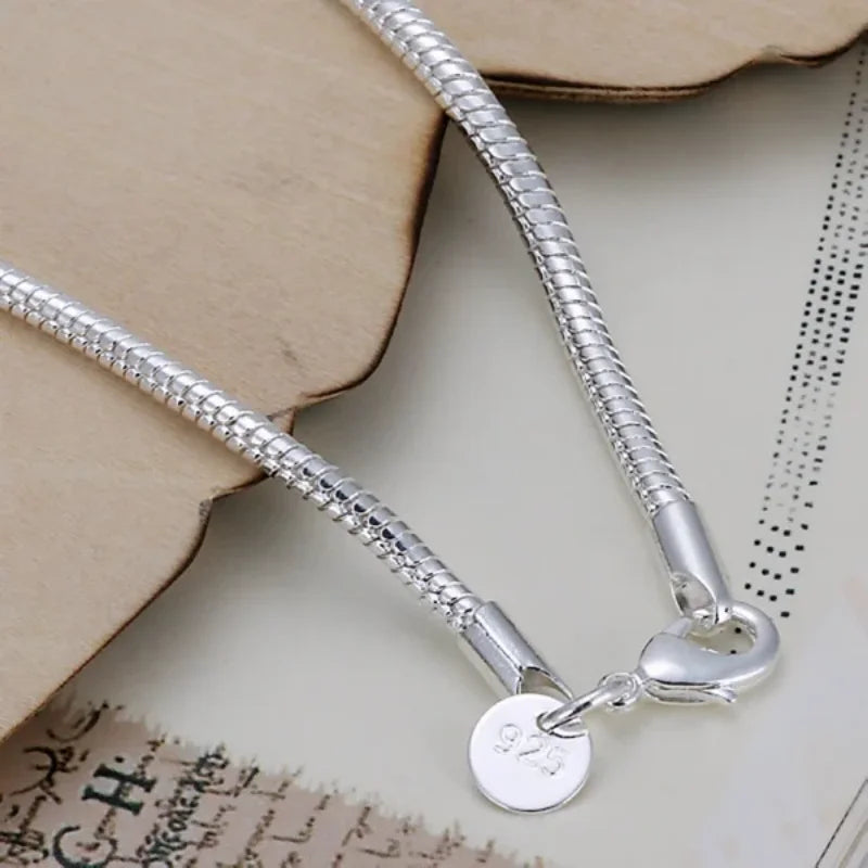 Pulseira Corrente Snake 3MM em Prata 925