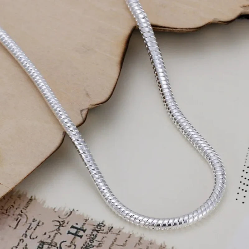 Pulseira Corrente Snake 3MM em Prata 925