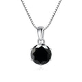 Colar com Pingente de Moissanite 1CT – Prata 925