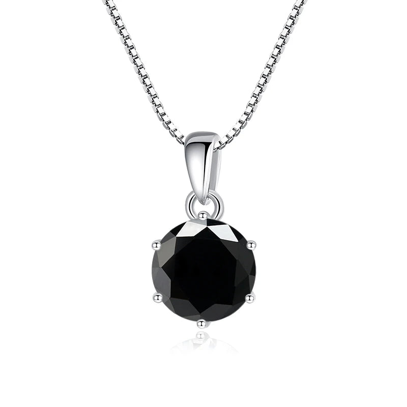 Colar com Pingente de Moissanite 1CT – Prata 925