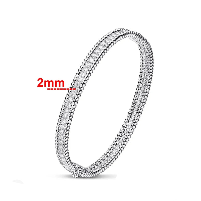 Bracelete em Prata 925 com pedras preciosas
