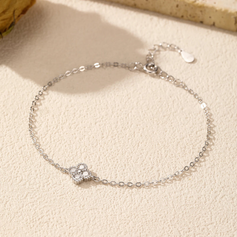 Pulseira Trevo da Sorte – Prata 925