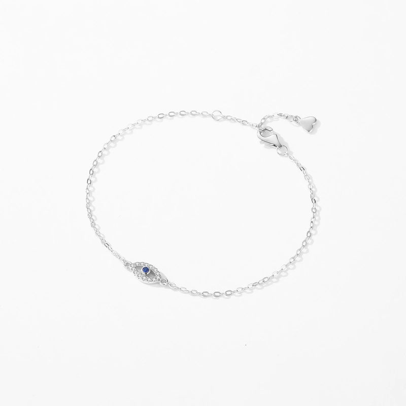Pulseira Olho Grego Minimalista – Prata 925