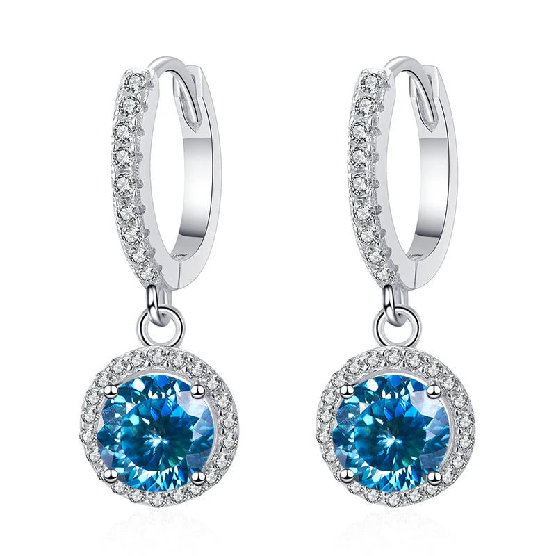 Brincos Butterfly Moissanite com Lapidação Portuguesa – Prata 925